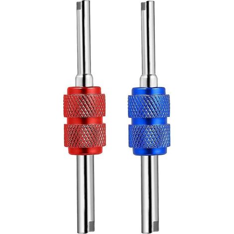 VURAHOME - Tournevis de valve Réparation de valve de pneu Outil de démontage de noyau de valve 2 pièces (1/5)