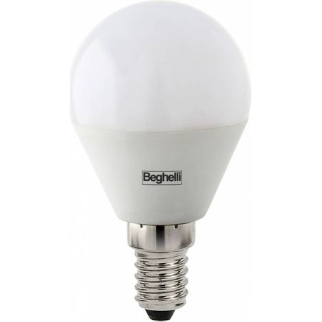 Lampada 10pz beghelli led 56819 sfera e14 w5 fredda 6500k lampadina - Salone
