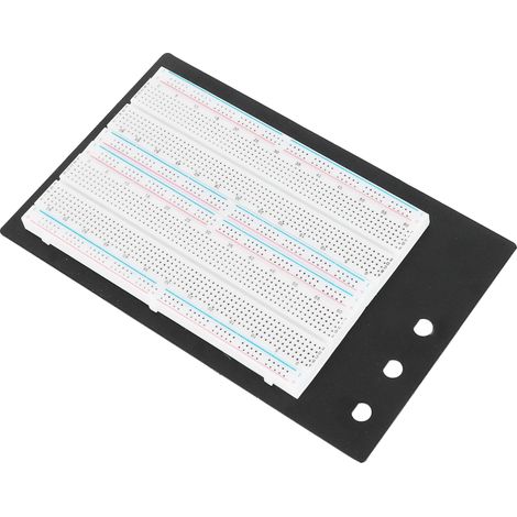 1 plaque d'essai sans soudure, 1660 points, 65 fils de connexion, 3 bornes, prototypage électronique (1/5)