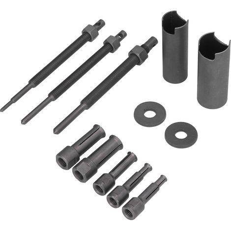 Kit d'extraction de roulements intérieurs en acier, robuste et durable, outil de dépose de roulements internes pour moto et machines (1/5)
