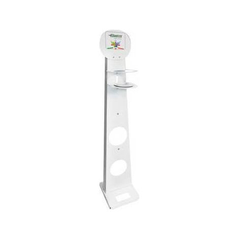 COLONNINA PORTA IGIENIZZANTE PRATICO E RESISTENTE BIANCO Misura: HxLxP cm 125x25x25