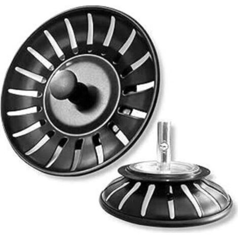 2 schwarze Spülbeckenfilter (1/5)