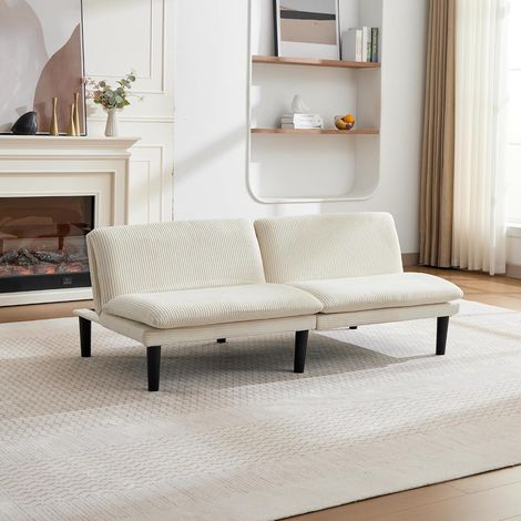 Canapé-lit Futon, Canapé Convertible en Memory Foam avec Positions réglables, canapé Gain de Place pour Petit Salon, Bureau et Appartement (1/5)