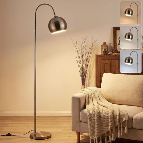 GBLY Lampadaire Arceau Rétro Abat‑Jour Métallique E27 Interrupteur Au Pied Bronze Antique Max 40 W Hauteur Réglable 160 cm Sans Ampoule Pour Salon (1/5)
