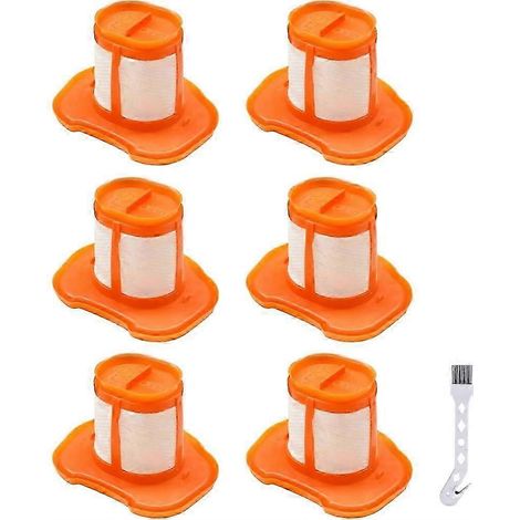 6er-Pack Ersatzfilter HHVKF10 passend für Black & Decker Handstaubsauger-Filtermodelle HHVK, HHVK320J und HHVK320J10-JXLGV (1/5)
