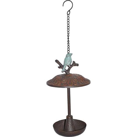 Mangeoire oiseau à suspendre 15x15x46cm (1/3)