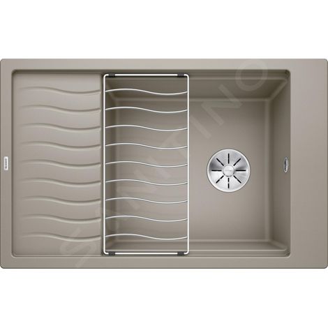 Evier Blanco Elon XL 6S Silgranit - TARTUFO - Vidage : Automatique (1/3)