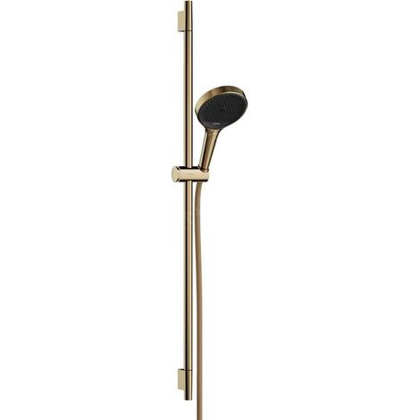 Hansgrohe Rainfinity - Set pomme de douche, barre et flexible, 3 jets, doré 28743990 (1/5)