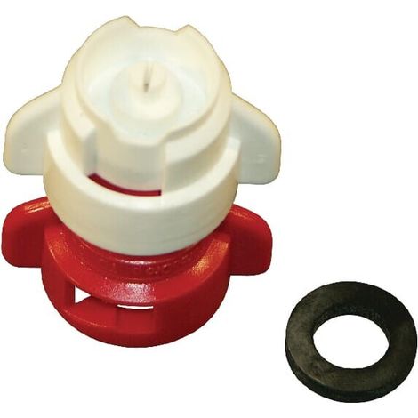 Tobera anti-deriva venturi simple chorro plano TDXL 110掳 04 rojo pl谩stico Agrotop AGROTOP TDXL11004