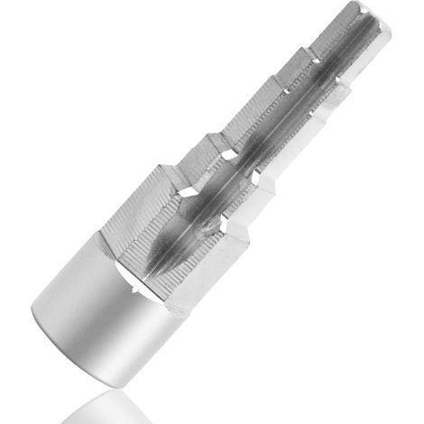 Clé étagée 1/2" Clé de Montage étagée Universelle avec Douille Carrée pour Sanitaires et Radiateurs Cliquet Radiateur de Chauffage Monté en Robinet Embout à étages (1/5)