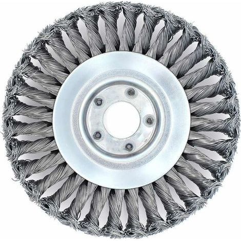 Brosse Métallique Rotative - Diamètre 150 mm - Alésage 25 4 mm - Pour Coupe Bordures Droits - 1 Pièce (1/5)