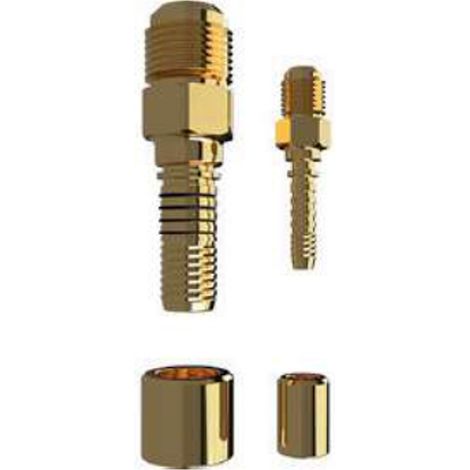 Raccord mâle pour liaisons frigorifiques pour climatiseur Ø1/4 SAE