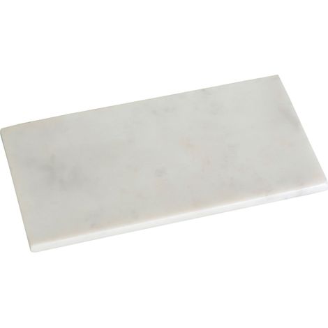 Premier Housewares Off White Rectangular Marble Tray