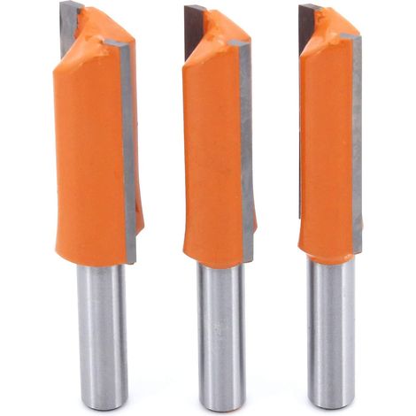 MINKUROW 3 Pezzi 8 Mm Taglierina Dritta Per La Lavorazione Del Legno Taglierina Extra Lunga Da Barba Taglierina Dritta (1/5)