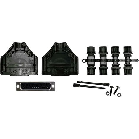 MH Connectors MHDTPPK25-DB25PK D-SUB Stiftleisten-Set 180 ° Polzahl: 25 Lötkelch 1 St.