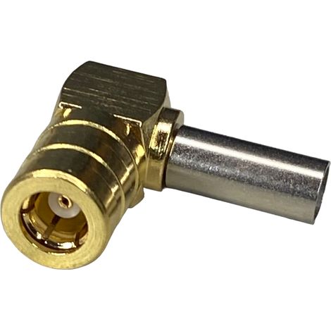Conector hembra SMB para cable RG174, en 谩ngulo (1/5)