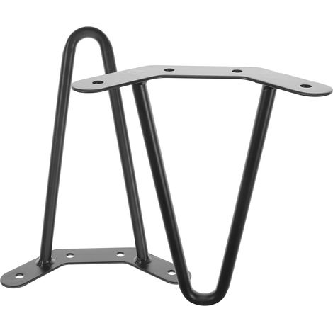 de 2 pieds de table basse en fer robustes et durables (1/5)