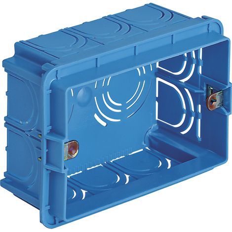 VIMAR - V71303 Boîtier d'encastrement rectangulaire 3M bleu