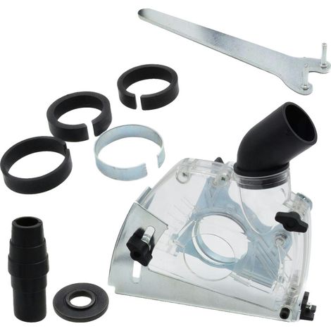 Coperchio di aspirazione polvere trasparente da 125 mm (20) (1/3)
