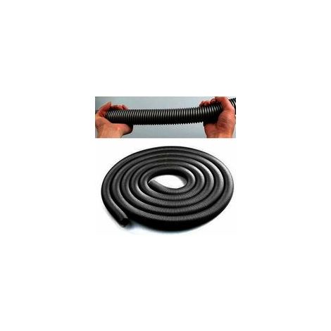 Manguera para aspiradora de 3 metros, 32 mm, flexible, color negro, talla única.