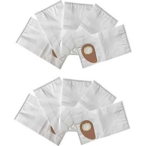 Lot de 10 sacs à poussière pour aspirateurs Nilfisk Buddy II série SMS (référence 81943048). Accessoire de nettoyage pour aspirateur. (1/5)