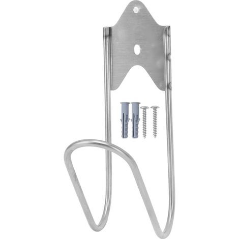 Porte-Tuyau d'Arrosage Extérieur en Acier Inoxydable, Support Murale Robuste pour Jardin et Garage (1/5)