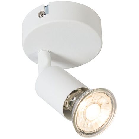 QAZQA Faretto jeany - Moderno - Acciaio - Bianco - Tondo Max. 1 x Watt (1/5)