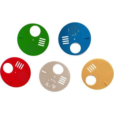 Pair CSPARKV 5Pcs Porte Nid d'abeille Porte en Ruche en Plastique Abeille Abeilles Évents Rond Entrée Disque Matériel D'apiculture