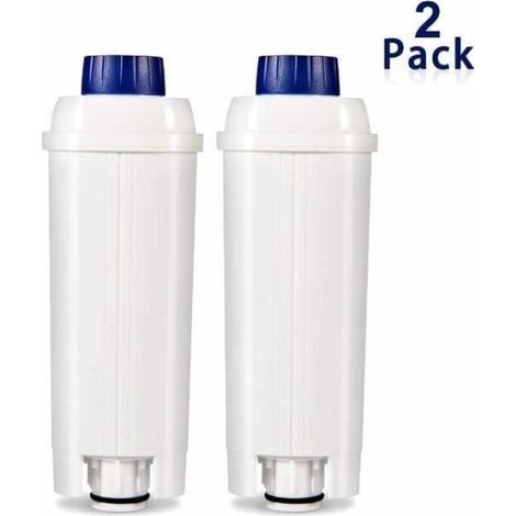 Filtre à eau pour machine à café, lot de 2 pièces – compatible avec les modèles des séries De'Longhi ECAM, ESAM, ETAM, BCO et EC. (1/4)
