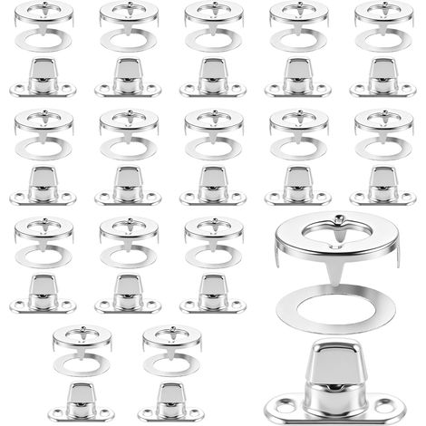 Lot de 15 Boutons Rotatifs Attaches À Vis Rotatives pour Toile (1/5)