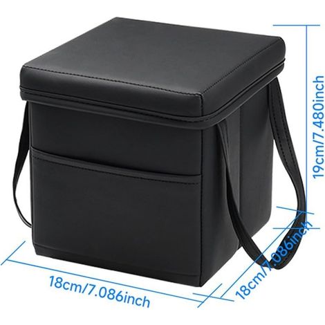Boîte de rangement pour coffre de voiture, organisateur de rangement pour camion, sac à outils multifonctionnel, sac de rangement pour coffre à pliage automatique. (1/4)