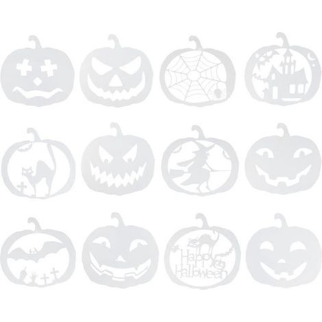 12 modèles de peinture pour décorations d'Halloween (1/3)
