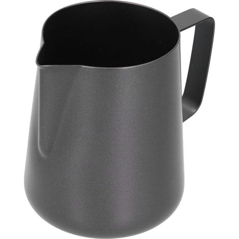 Dickwandiger Edelstahl-Milchaufschäumer mit spitzem Ausguss, 600 ml (1/5)