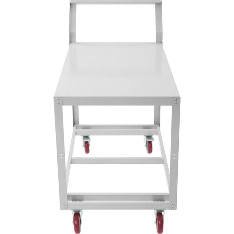 Carrello multiuso, in acciaio resistente, design mobile, colore grigio. (1/2)