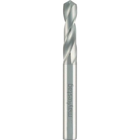 Foret Carbure Monobloc Court DIN 6539 - Aciers, Fontes 118° D. 1.7 x Lt. 34 x Lu. 10 x Q. 1.7 mm x Z3xd N - Diamwood