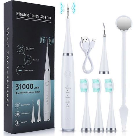 Brosse à dents électrique intelligente pour éliminer les taches et le tartre, blanchiment des dents (1/5)