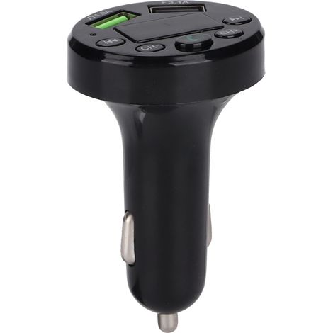 Émetteur FM Bluetooth E6, adaptateur audio mains libres sans fil avec ports USB pour voiture (1/5)