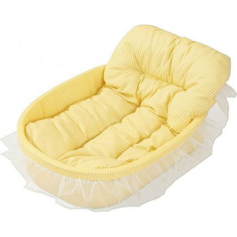 Nid douillet pour chat, niche moelleuse pour animaux, nid confortable pour chats et petits chiens d'intérieur, abri lavable pour animaux en toutes saisons, jaune