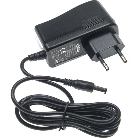 vhbw alimentatore compatibile con AVM FRITZBox 7390, 7560, 7540, 7530, 6490 elettrodomestici - Alimentatore AC/DC, 12 V / 1 A