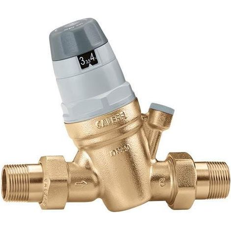 Reductor de presión con conexión para manómetro de 1/4"F Caleffi 5350  1/2"