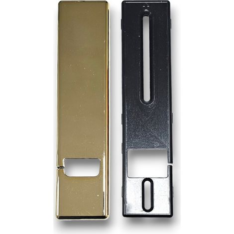 PLACCA PER AVVOLGITORE DA INCASSO Colore oro (1/3)