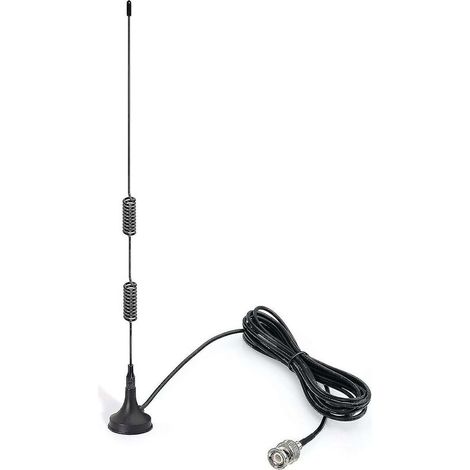 Ham Radio Police Scanner Antenna Amateur Radio Mobile Radio Scanner Antenna Magnetic Base Bnc Male Antenna Compatible (1/3)