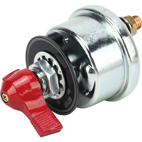 Interrupteur coupe-batterie 300 A, 12 à 48 V, étanche, pour quads, remorques, véhicules tout-terrain, camping-cars, camions, véhicules lourds et bateaux. (1/5)
