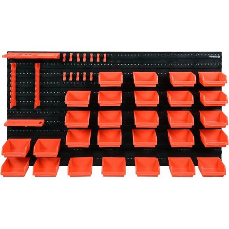 Pannello portautensili con contenitori 48 pezzi 78771 VOREL (1/3)