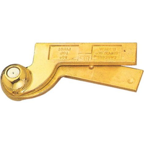 1PZ CARDINE SUPERIORE AMBIDESTRO OTTONE LUCIDO (1/2)