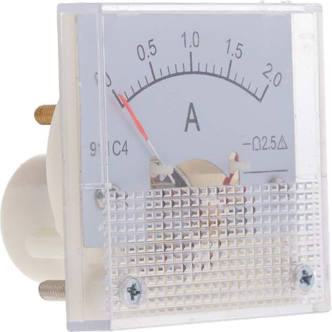 1 ampèremètre analogique à panneau 0-1A/2A/3A/5A/10A, 2 (1/5)