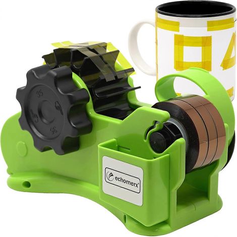 Distributeur de ruban thermique Echomerx pour sublimation - Ruban multi-rouleaux résistant à la chaleur prédécoupé en morceaux de 3,8 cm (1,5 po) pour presse à chaud/impression sur tasses (1/5)
