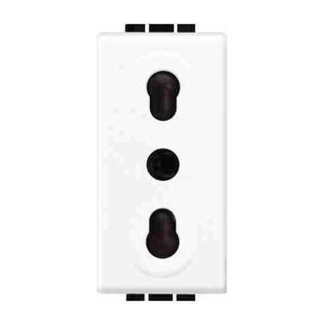 BTIN4180 2P+T 10/16A 250Vac Steckdose - 19-26mm Achsabstand