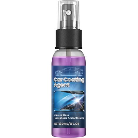Automotive coating agent: Gentle cleansing agent for car paint, restores shine, waterproof, external care coating agent -- 30ml