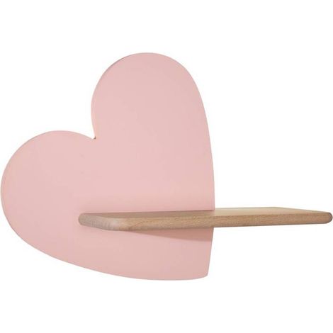 Applique murale Candellux Heart LED 5W 4000K rose bois (1/3)